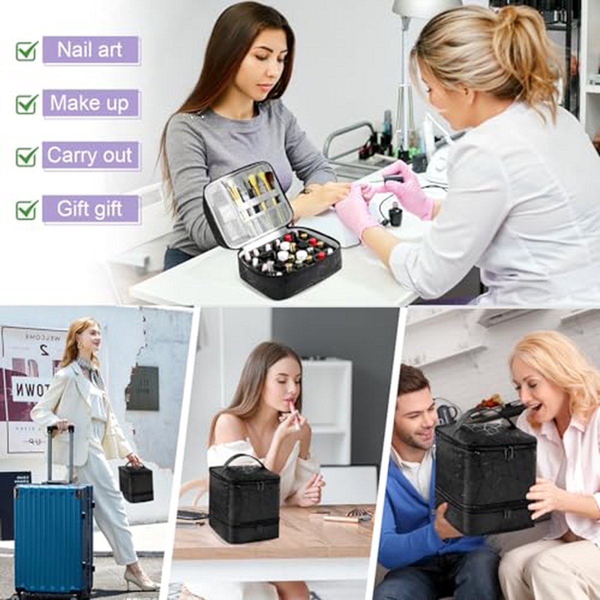 Nagellak Koffer - Nagel Koffer - Nagelopberger - Praktisch