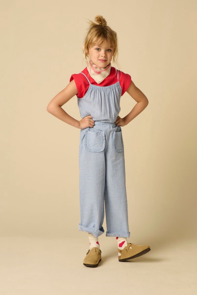 Sissy-Boy - Blauwe gestreepte jumpsuit