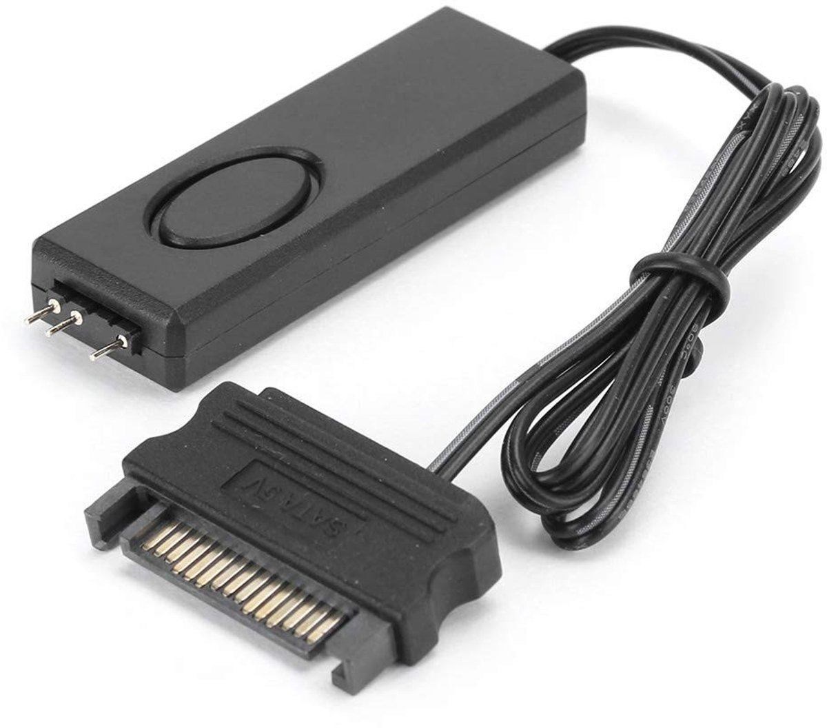 Dailygoods - Dailygoody - 5V Controller - Afstandsbediening - Handmatige bediening - Zwart - Voedingsconnector - Geschikt voor PC-accessoires - 5V v...