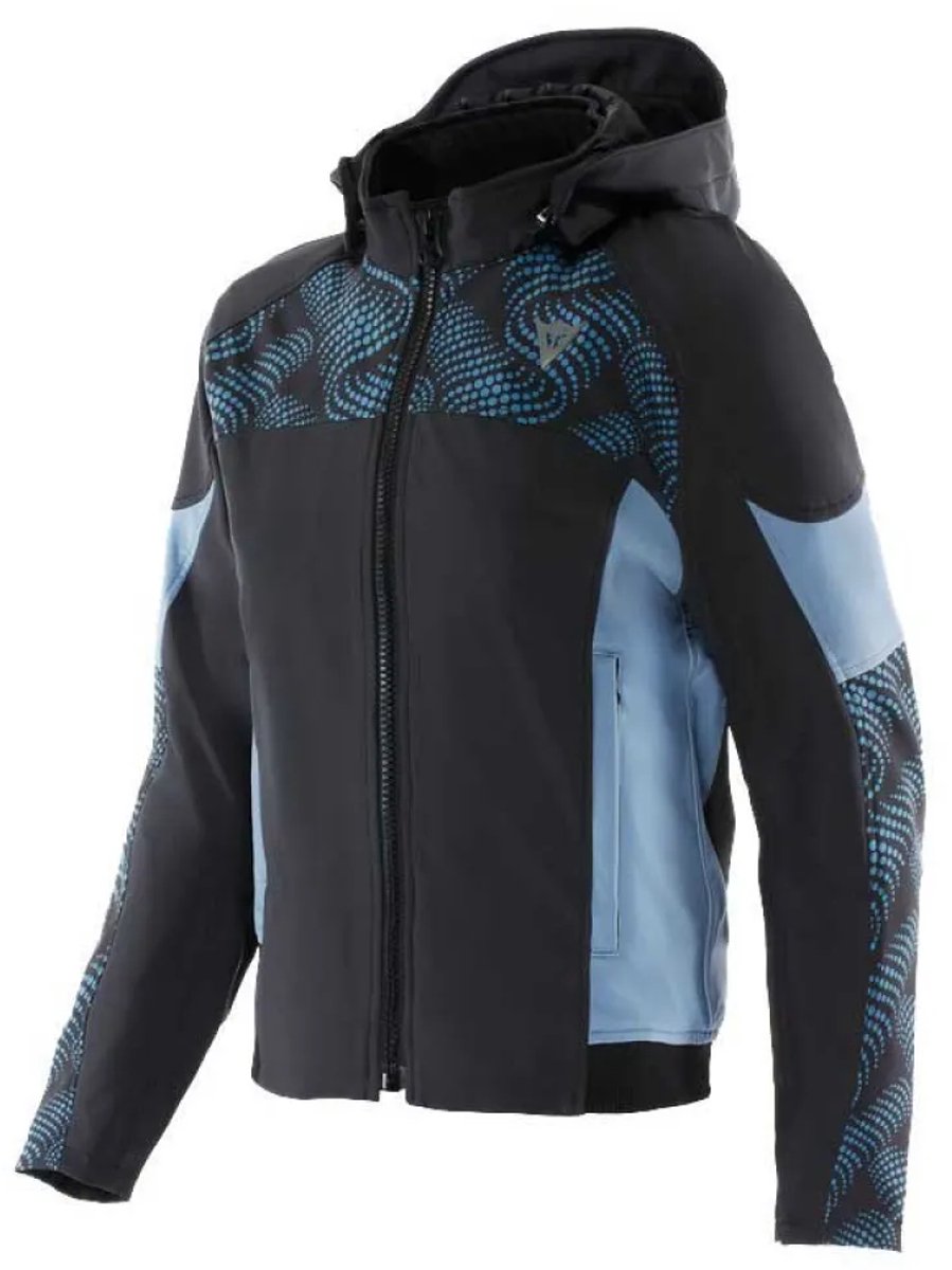 Dainese Ignite 2 Dames Zwart Blauw Mirage Textiele Motorjas - Maat 42 - Jas – foto 4