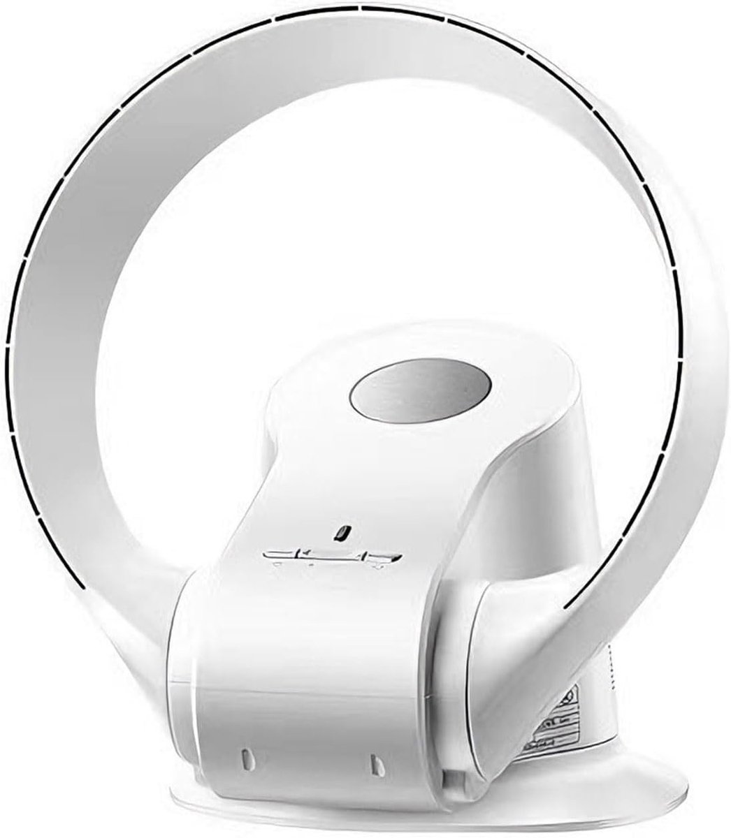 Bladloze Wandventilator 14" - 35W Bladloos Ontwerp (Wit)