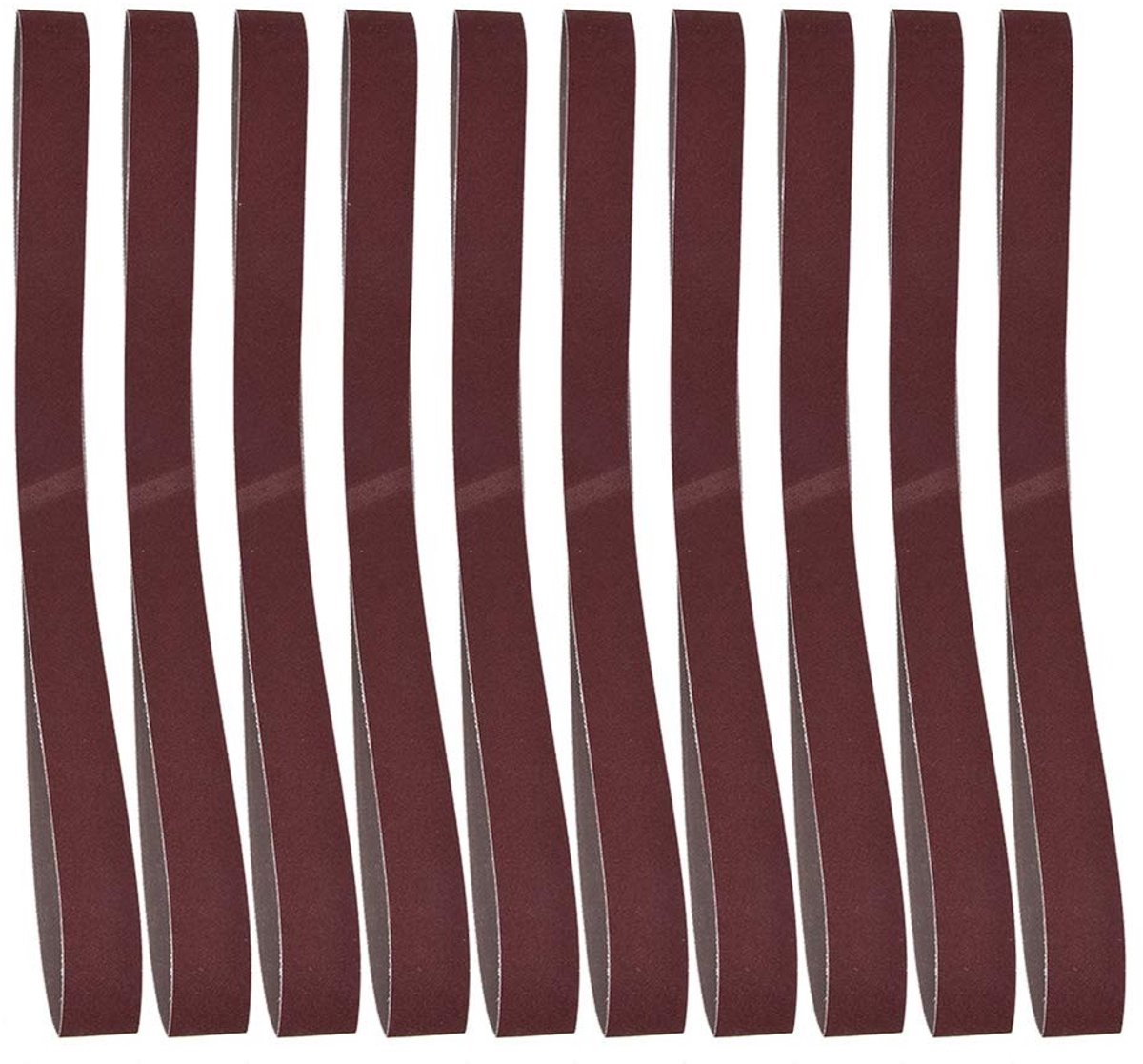 Dailygoods - Dailygoody - Schuurband 80 Grit - Aluminiumoxide Schuurlinten - 760x25mm - 10 Stuks - Geschikt voor Bandschuurmachine - Perfect voor Houtbewerking