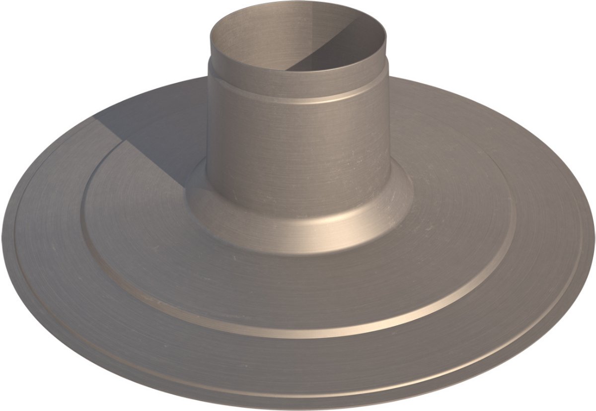 Alu Plakplaat 110 mm-Uitw 133 mm Tbv Rolux