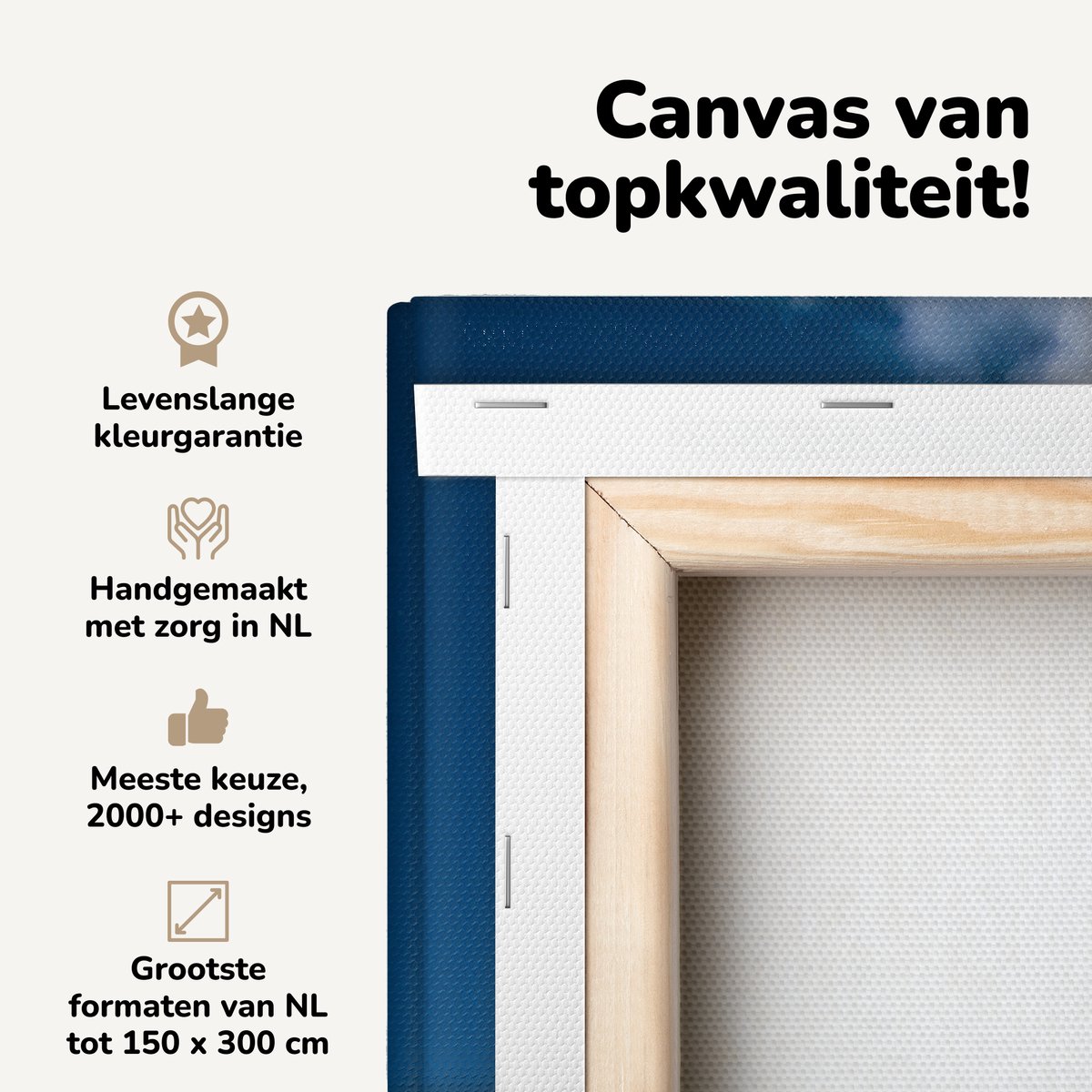 Canvas schilderij 80x120 cm - Wanddecoratie Een actieve geiser met wit gesteente in het Na