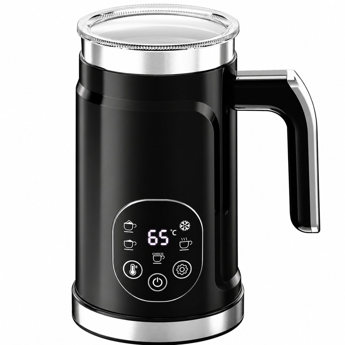 Rolu 5-in-1 Melkopschuimer – Melkopschuimer Elektrisch – 500W – 300 ML Opschuimen – Max 65°C – RVS