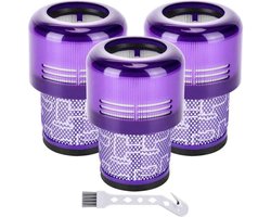 Geschikt voor Dyson V11 Absolute Extra Pro Animal Torque Drive V15 Detect Stofzuiger 3-delig Filterpakket