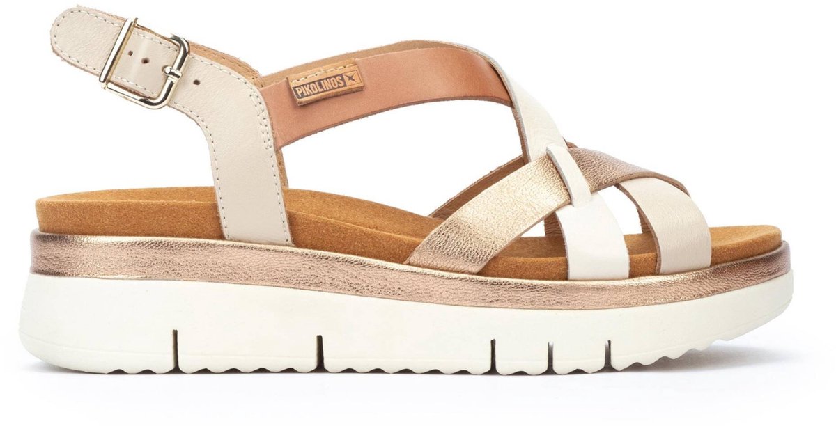 Pikolinos W4N-0650C1 Platte sandalenDames Sandalen Beige