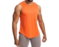 Dailygoods - Dailygoody - Mesh tanktop voor heren - Ademend - Sneldrogend - Sportief mouwloos vest - Perfect voor gym en hardlopen - Ideaal voor fitness en bodybui...