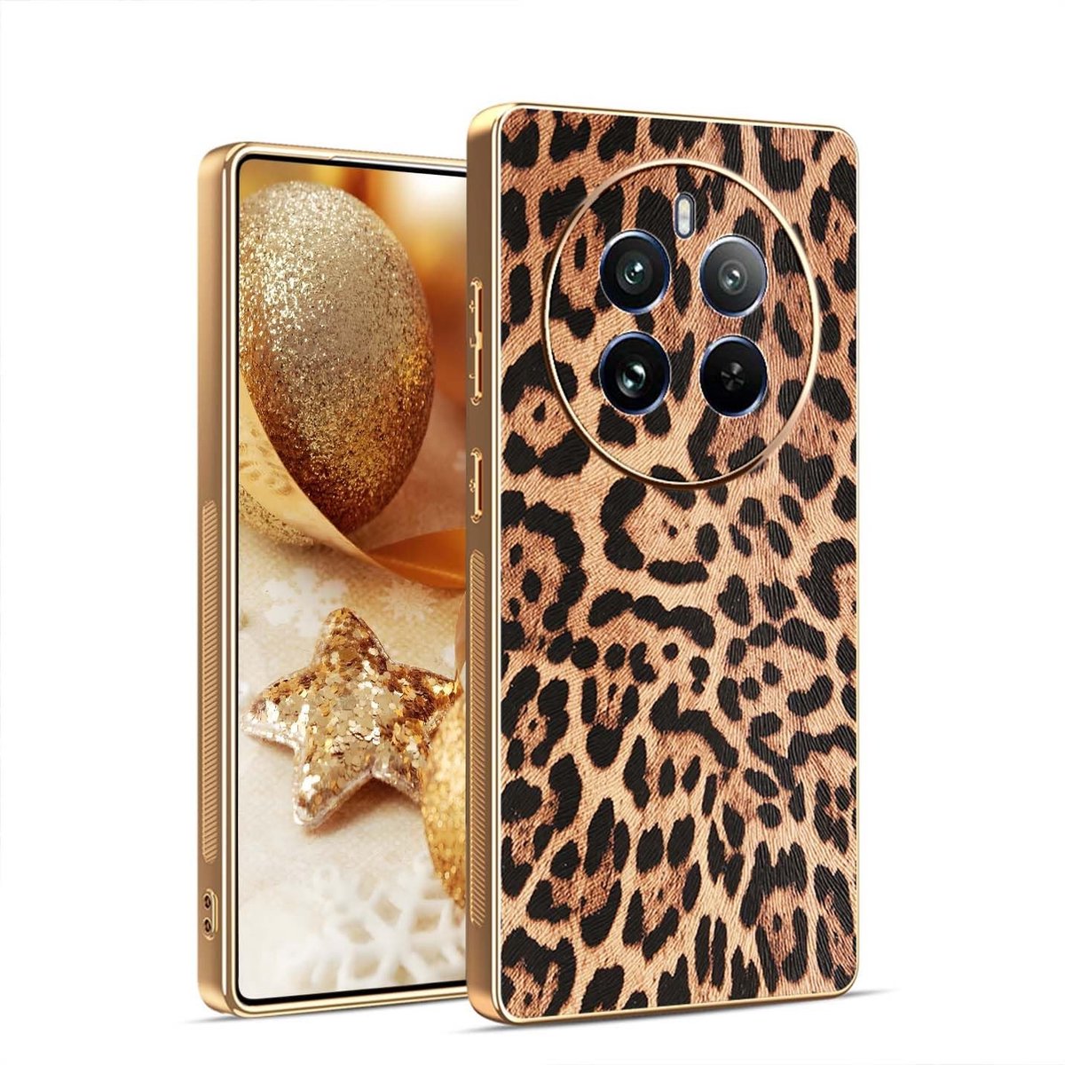 Dailygoods - Luxe Schokbestendige Hoes voor Telefoon met Jachtpaardpatroon