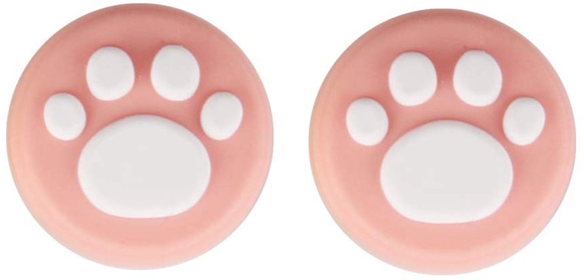 2x Thumb grips - Dierenpootjes - Controller grips - Gamen - Thumbstick grips - Joystick caps - Controller accessoires - Gaming grips - Anti slip thumb grips - 1 paar - Jonyx