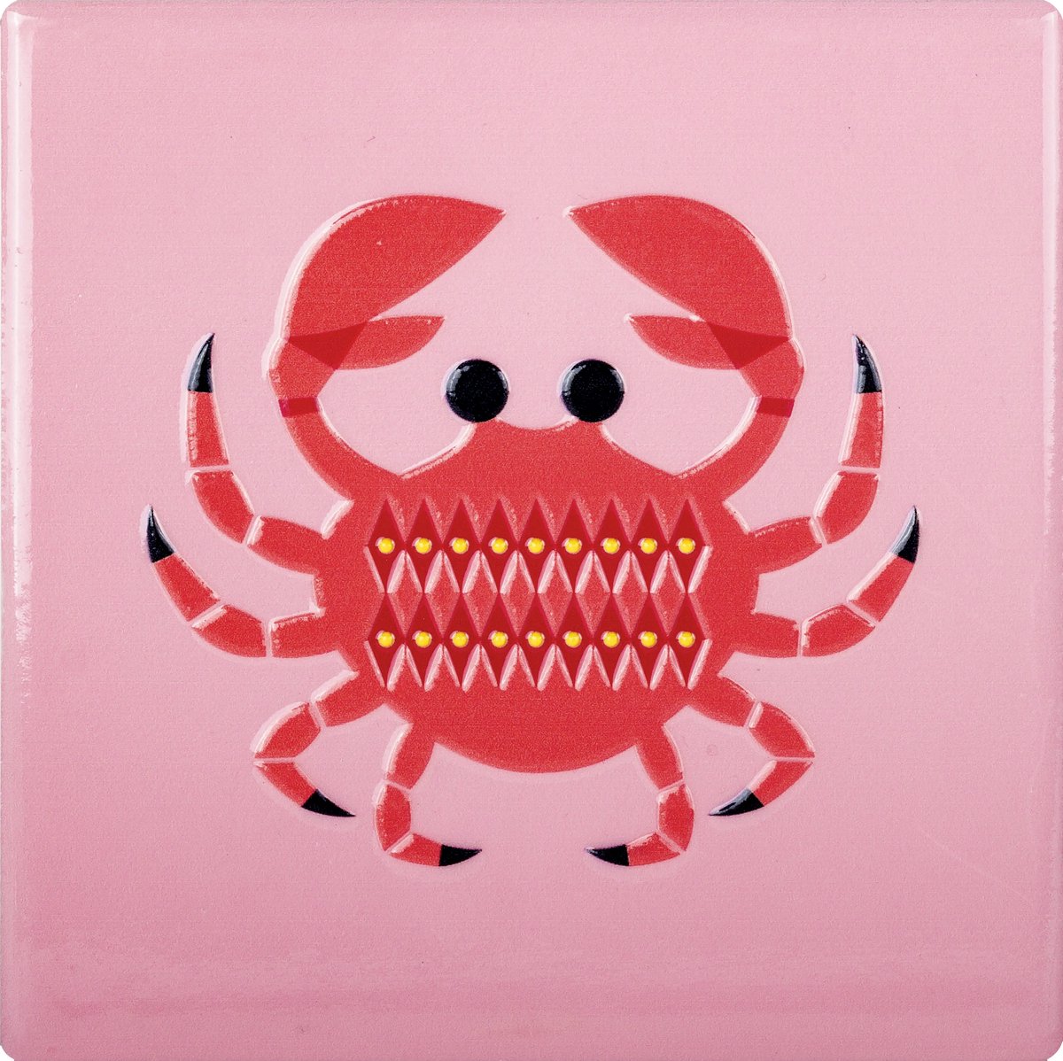 Kitsch Kitchen tegeltje Sealife krab