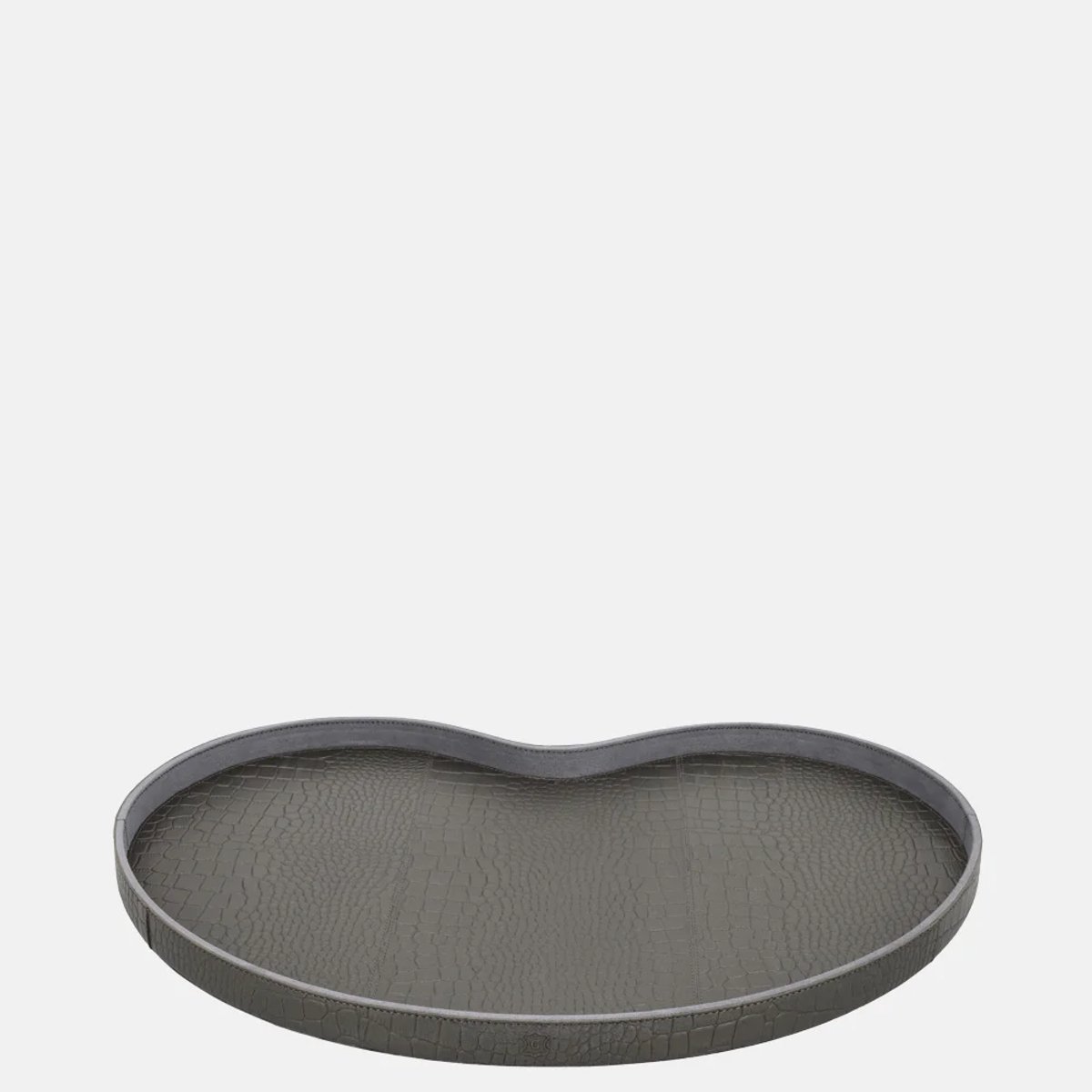 Chamada leren dienblad kidney croco Large antraciet