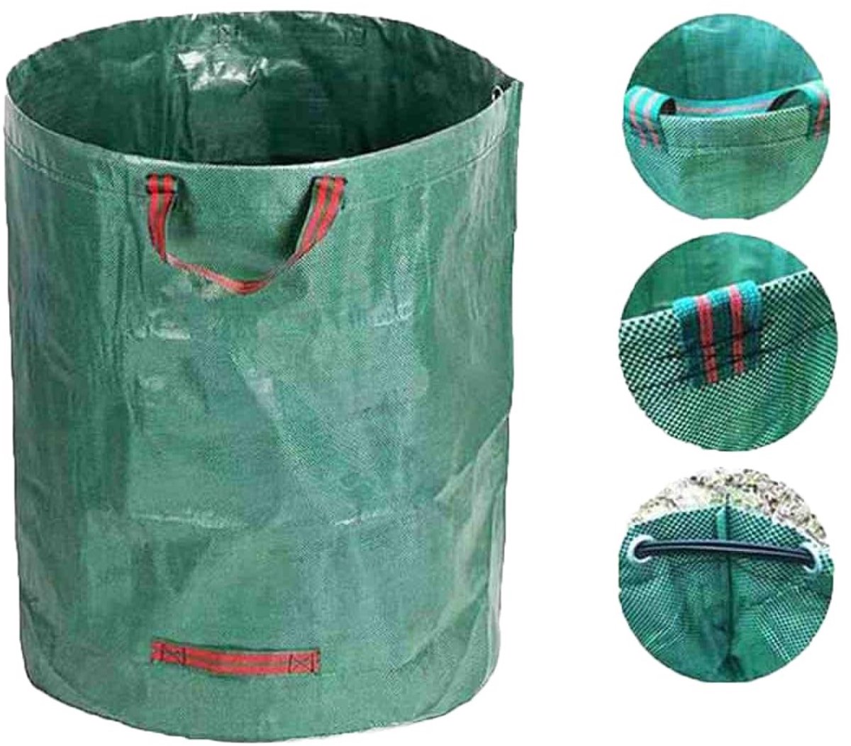Dailygoods - Herbruikbare Tuinafvalzakken 300L Waterbestendig met Handgrepen
