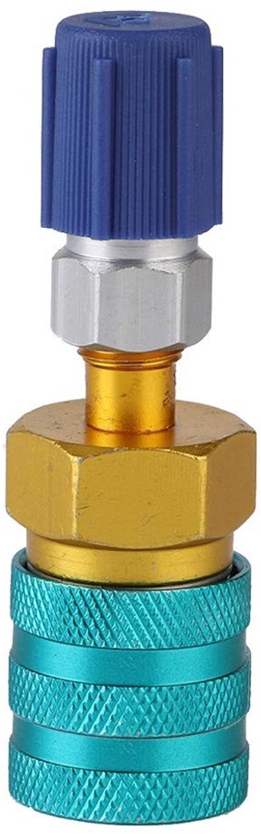 Dailygoods - Dailygoody - Snelkoppeling - R1234YF naar R134A - Hoogwaardige metaalconstructie - Compacte verpakking - Ideaal voor airconditioning - Eenvoudig te in...