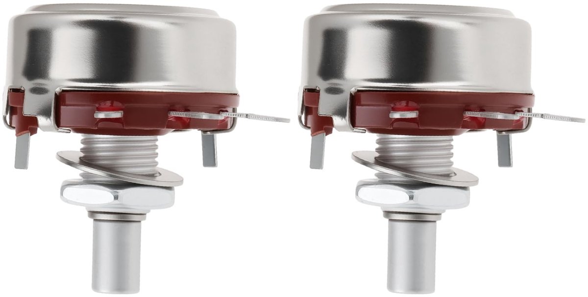 Dailygoods - 2 Stuks Verstelbare Potentiometers 2W/500K Ohm