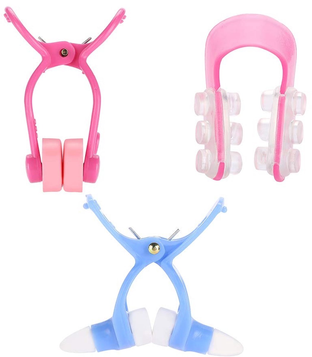 Dailygoods - Dailygoody - Neus Shaper Clip - Neus Lift Up - Pijnvrije Neus Massager - Unisex - Neuscorrectie Tool - Gezichtsverzorging - 3 Stks/set