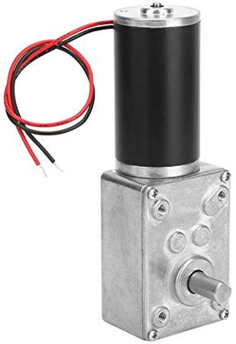 Dailygoody - Worm Gear Motor - 12V 50RPM - Hoge Koppel - Metalen Tandwielen - Duurzaam ontwerp - Efficiënte aandrijving - Geschikt voor diverse toepas..