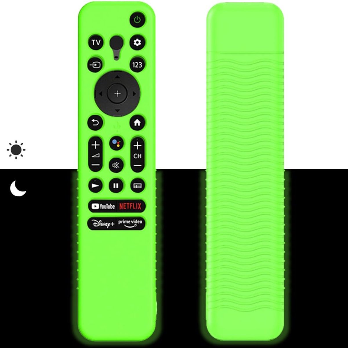 Dailygoods - Antislip Siliconen Hoes voor Afstandsbediening, Geschikt voor Diverse Sony Modellen