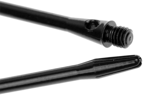 Dailygoods - Cosensi - Dailygoody - Dart Shafts Aluminium - Dartaccessoires - 45mm lang - Zwarte dart shafts - 12 stuks - Geschikt voor dartspelers van Dailygoods — afbeelding 2