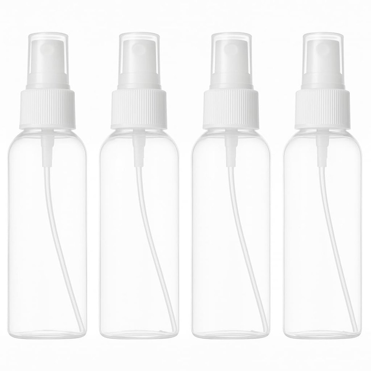 Dailygoods - Set van 4 Lege Spuitflessen van 20 ml voor Cosmetica en Vloeistoffen
