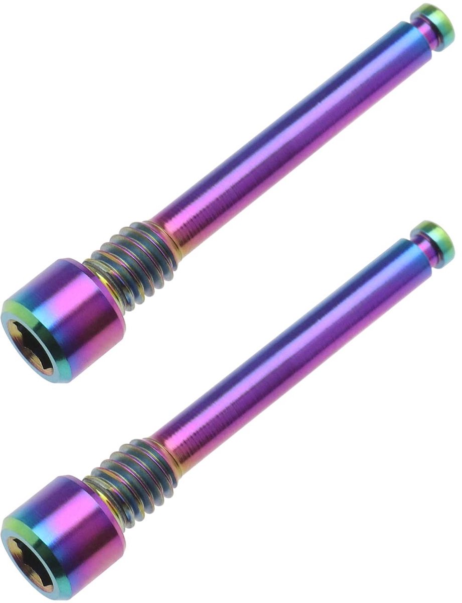 Dailygoody - M4 Titanium Bouten - Hydraulische Schijfrem - Lichtgewicht en Duurzaam - Dazzle Color - Schijfrem Pad Bevestiging - Geschikt voor Fietsen..