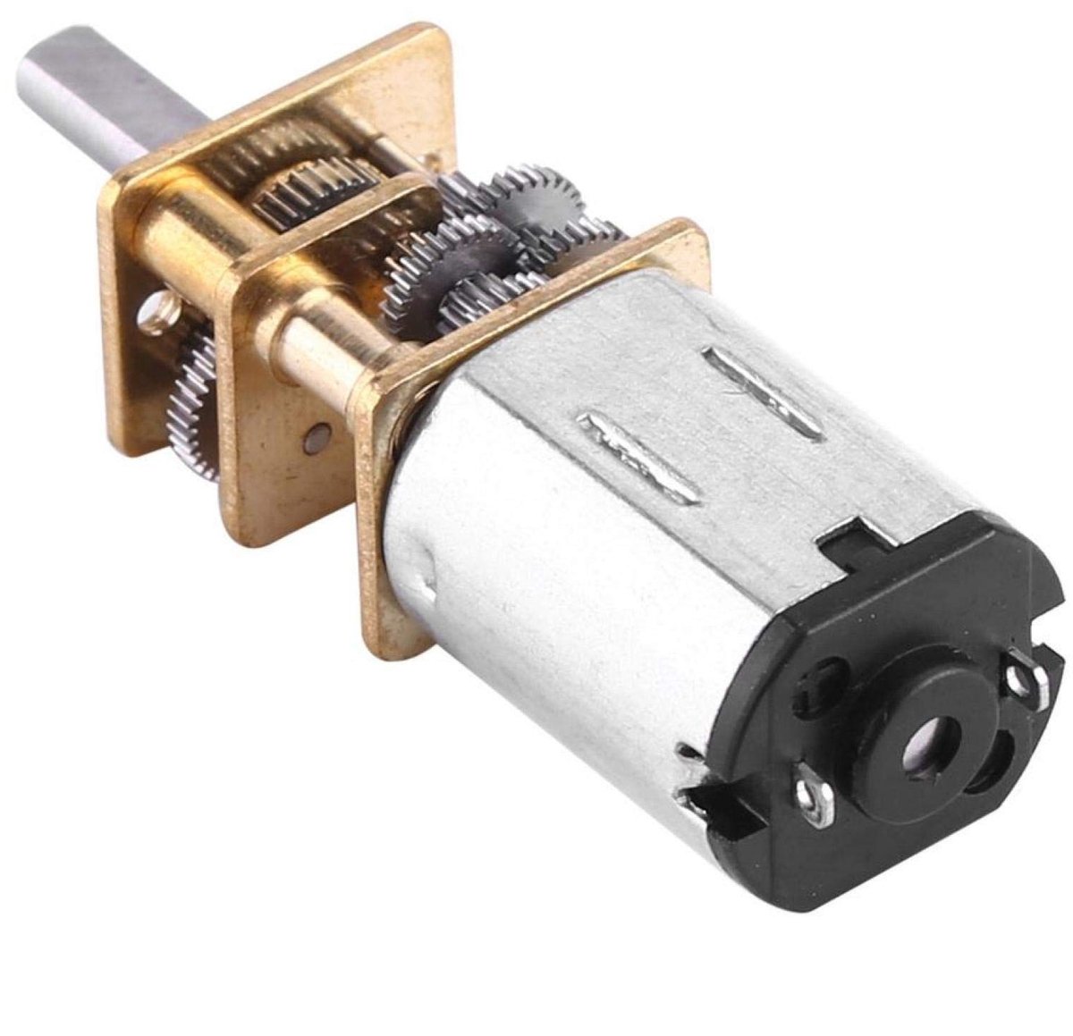 Dailygoods - Dailygoody - Reductiemotor - Mini Elektrische Motor - Hoog koppel - 6V - Versnellingsbak - Ideaal voor robotica - Compact model