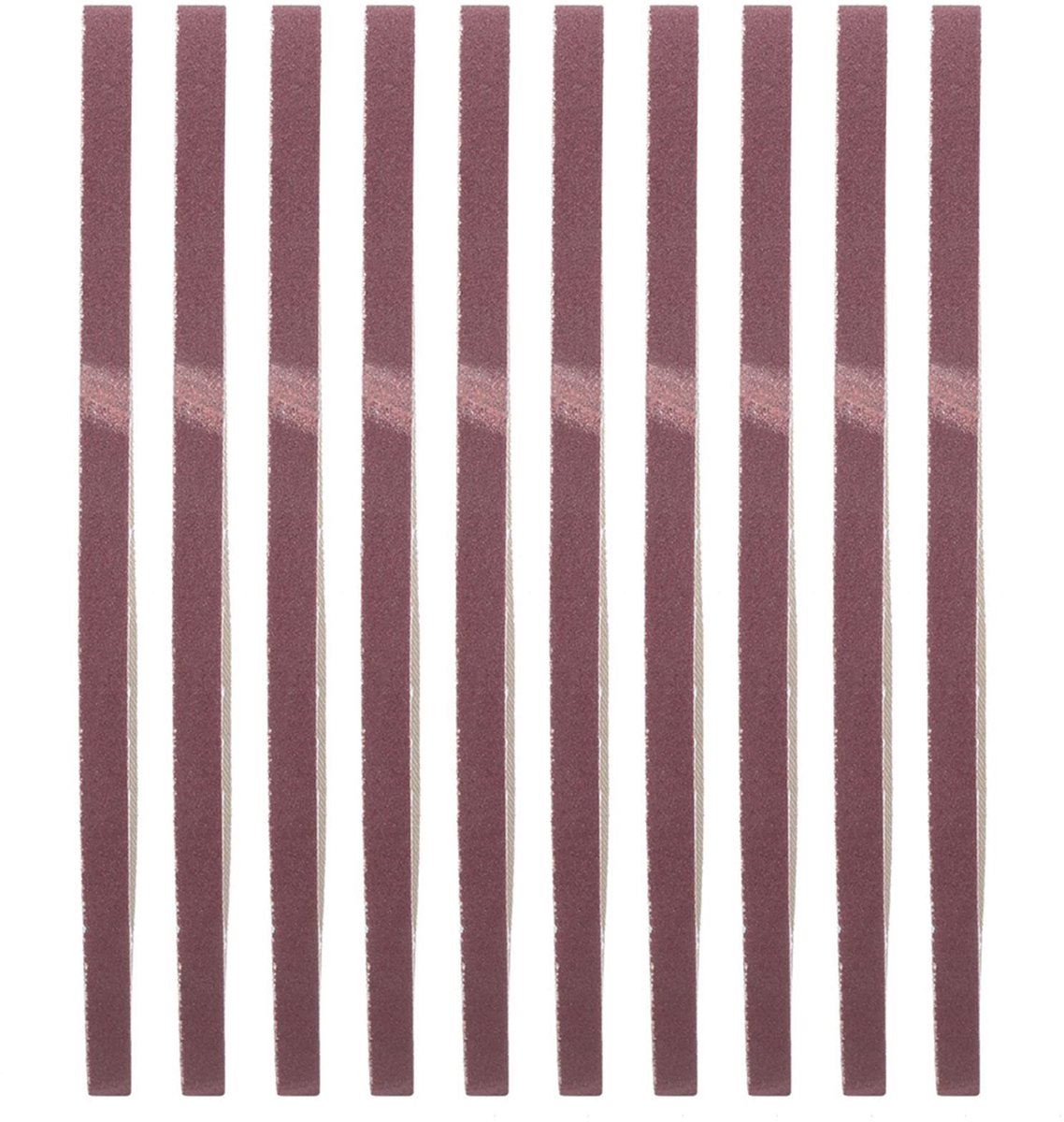 Dailygoods - Dailygoody - Schuurband Aluminium Oxide - 10 Stuks - Voor Bandschuurmachine - 533x9mm - Houtpolijsten - Diverse Korrelgroottes - Geschikt voor Meubila