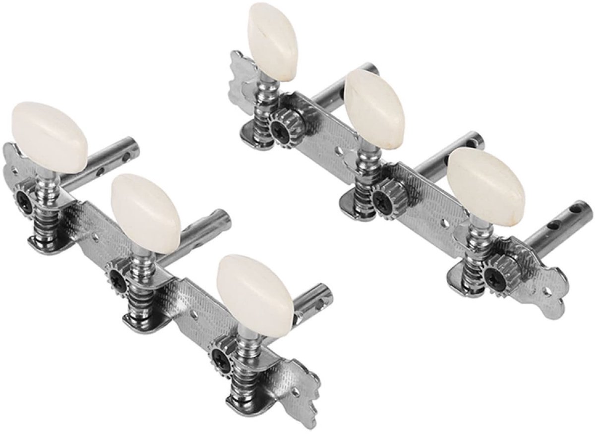 Dailygoods - Dailygoody - Gitaarmechanica - Gitaarstemwervel - Ideaal voor akoestische gitaren - Set van 2 - Peilstemmechanica - Perfecte tuning - Geschikt voor fo
