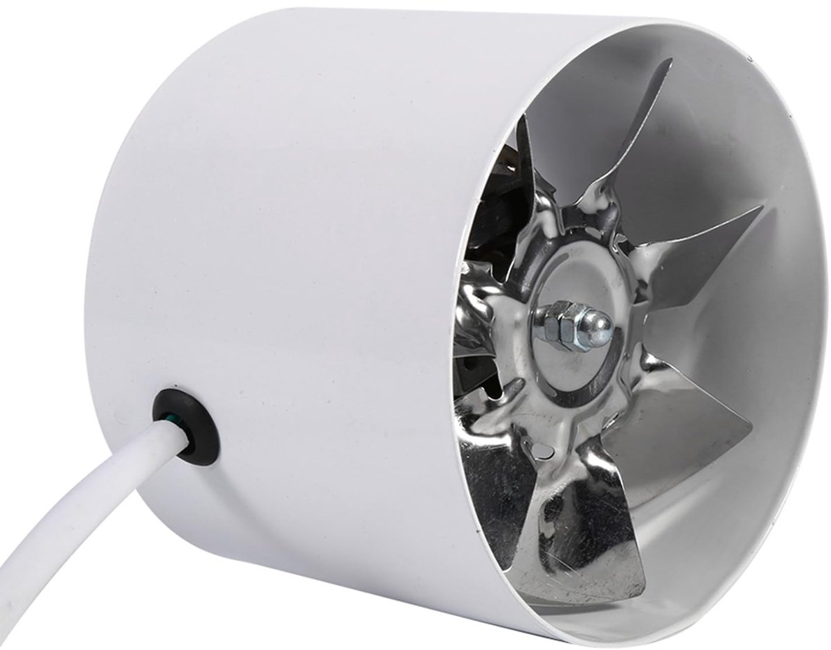 Dailygoods - Dailygoody - Pijp Uitlaatventilator - Binnenventilator - Stille Blower - 4 Inch - Krachtig en Efficiënt - Voor Thuisgebruik - 220 V