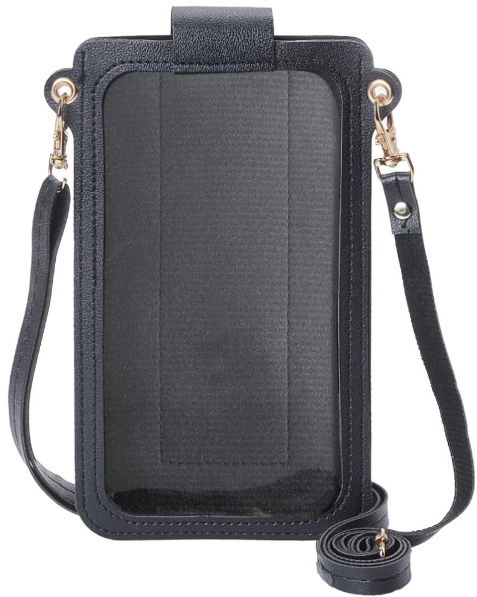 Dailygoods - Dailygoody - Kleine crossbody tas - Lederen touchscreen tas - Rood - Mobiele telefoon portemonnee - Ideaal voor reizen en winkelen