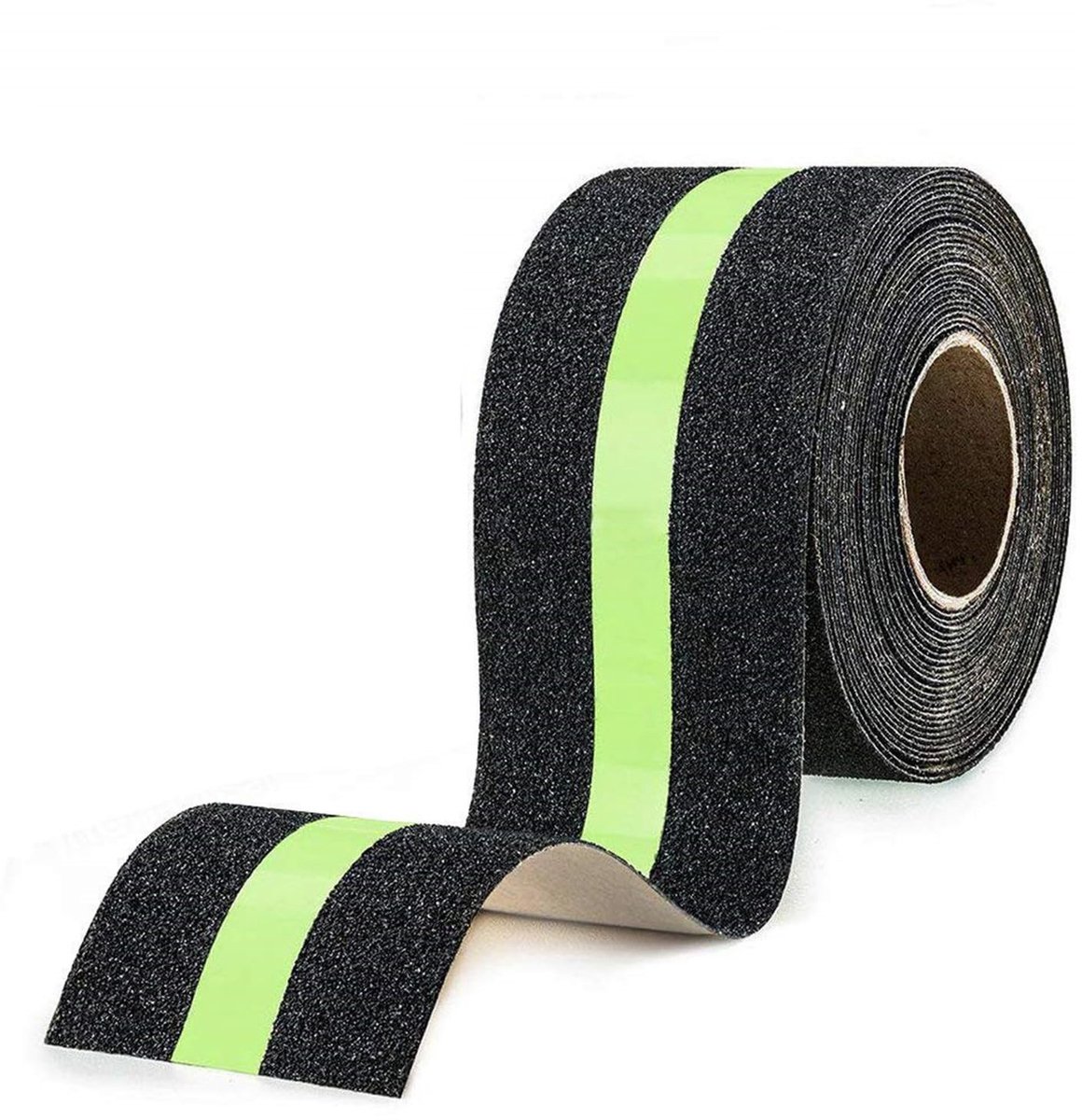 Dailygoods - Dailygoody - Antislipband - Veiligheidsband - Lichtgevende folie - 5 cm x 10 m - Antisliptape voor trappen - Geschikt voor binnen en buiten
