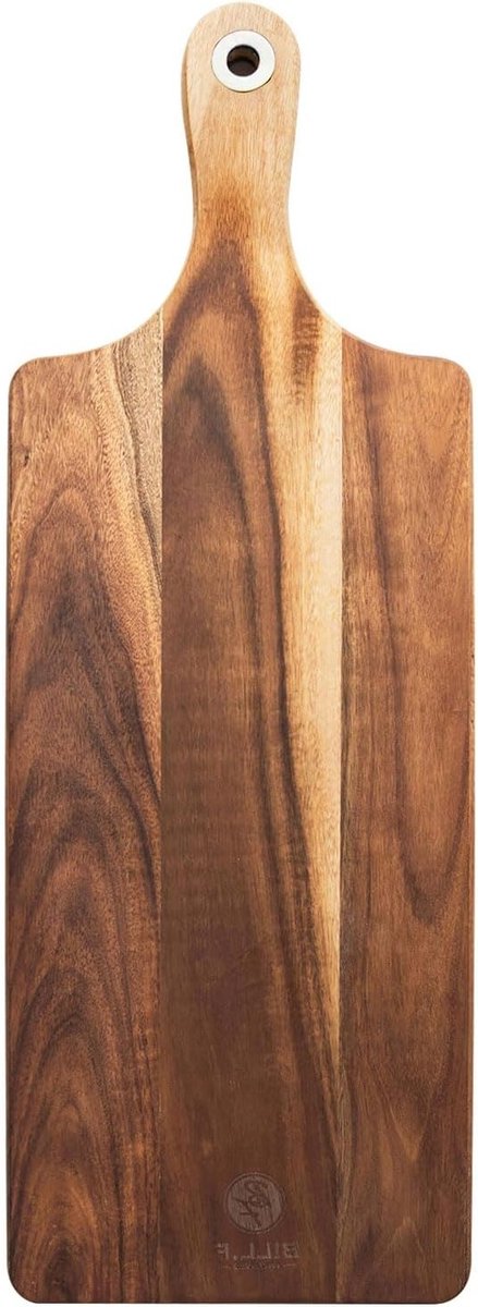 Acacia Houten Snijplank en Paddle Board voor Pizza, Kaas, Fruit en Taart 47x17x1.5cm