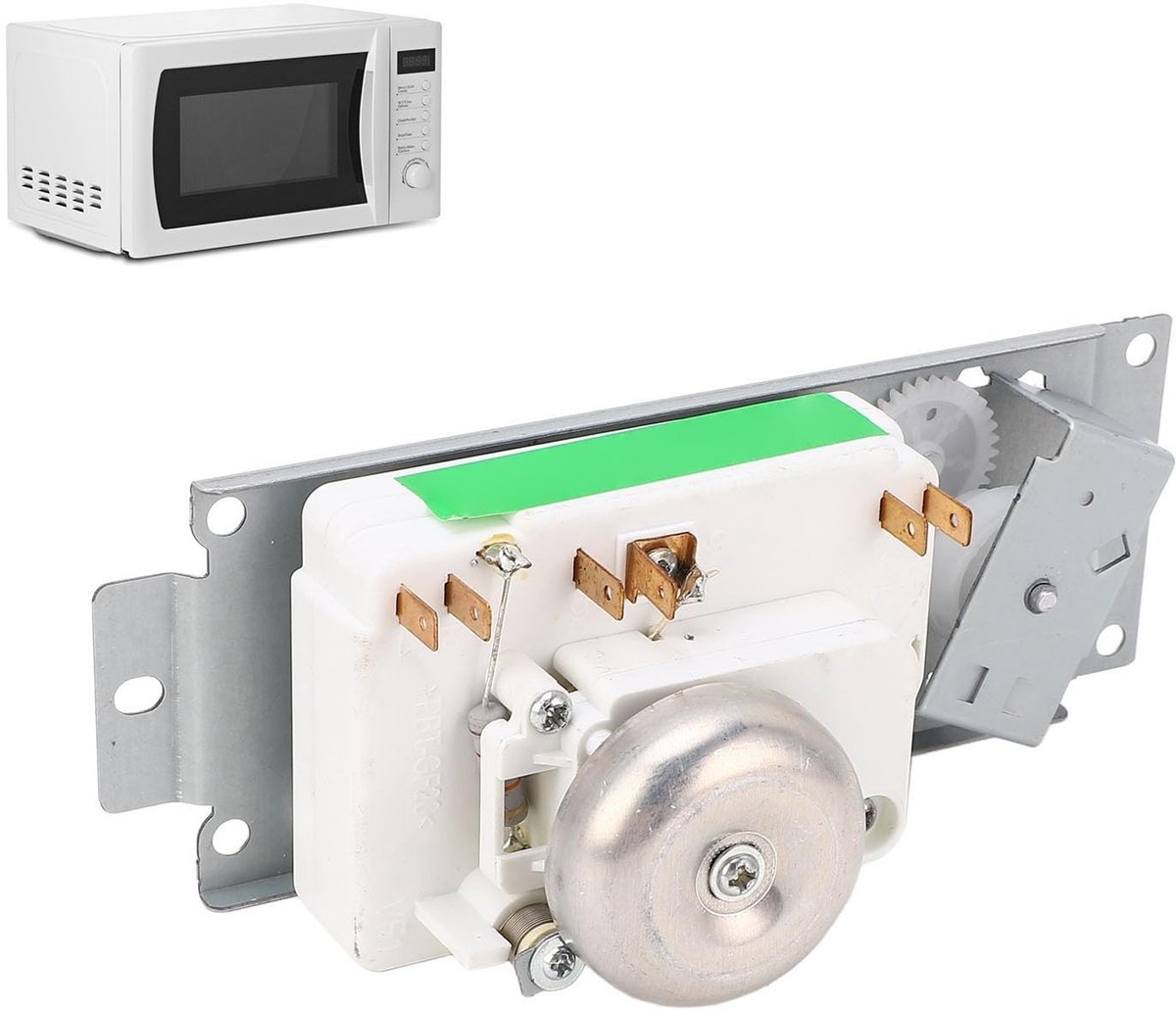 Dailygoody - Magnetron-tijdschakelaar - Roestvrijstalen Tijdregelaar - Compact en Lichtgewicht - AC220-240V - Nauwkeurige Timingcontrole - Geschi