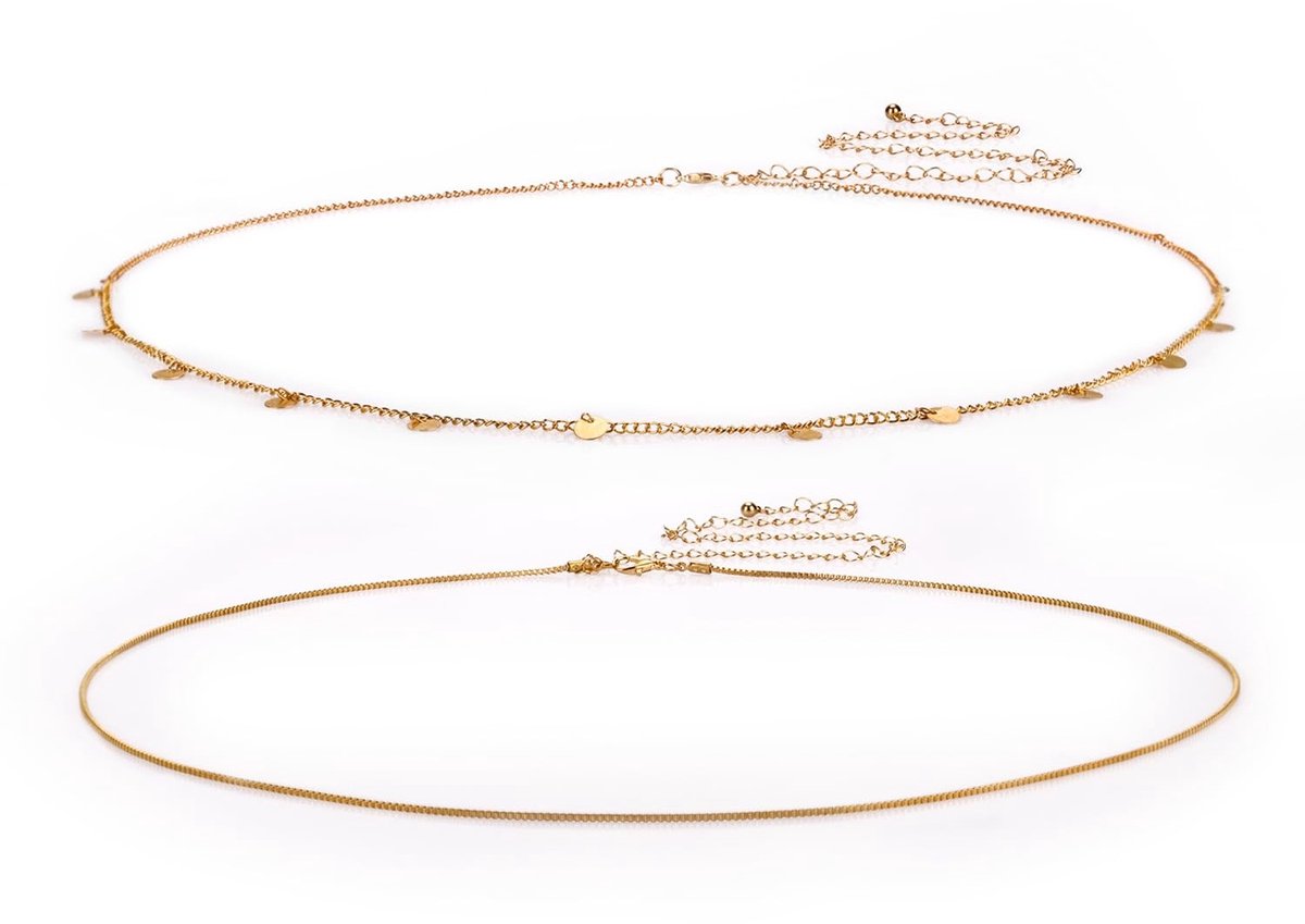 Dailygoody - Buikketting - Sexy Tailleketting - Verstelbaar - Bikinilichaamsieraden - Zomerstrandcadeau - Perfect voor Vrouwen en Tiener Meisjes