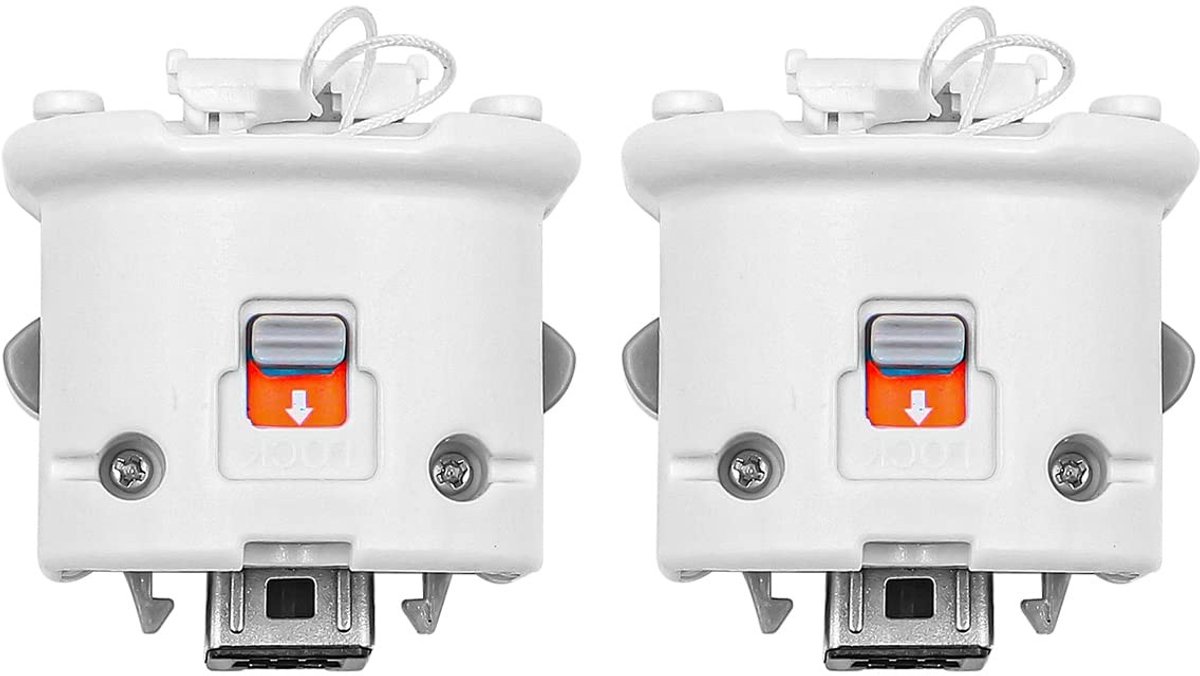 Dailygoody - Motion Plus Adapter - 2 Stuks - Verbeter je Wii ervaring - Wit - Geschikt voor diverse spellen - Extra functionaliteit - Voor Wii afstand...