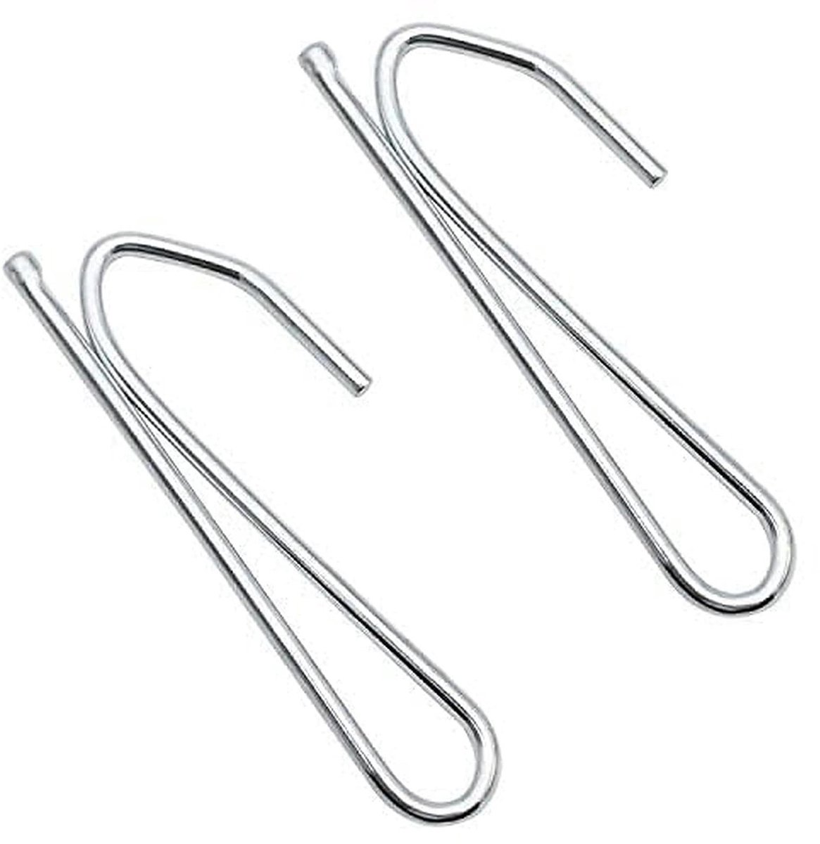 Dailygoods - Dailygoody - Curtain Hooks - Sterke metalen gordijnhaken - Zilver - Pinch pleat haken - Ideaal voor gordijnen - 30 stuks