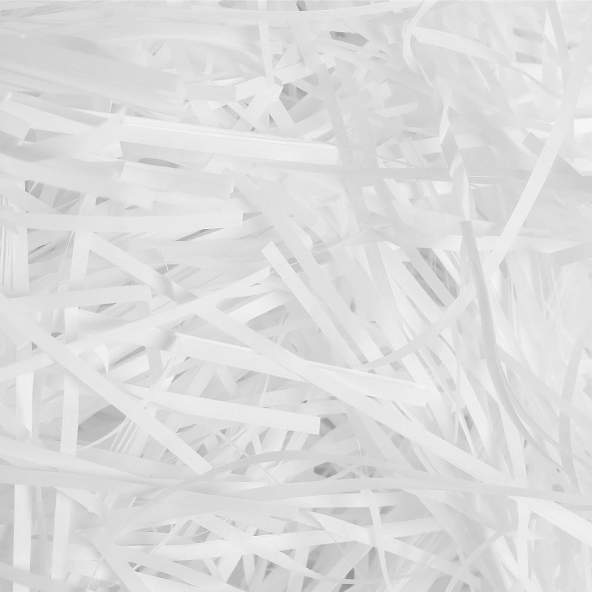 Papier versnipperd vulmateriaal voor verpakking, wit, 2 kg, ideaal voor geschenkdozen en decoratie
