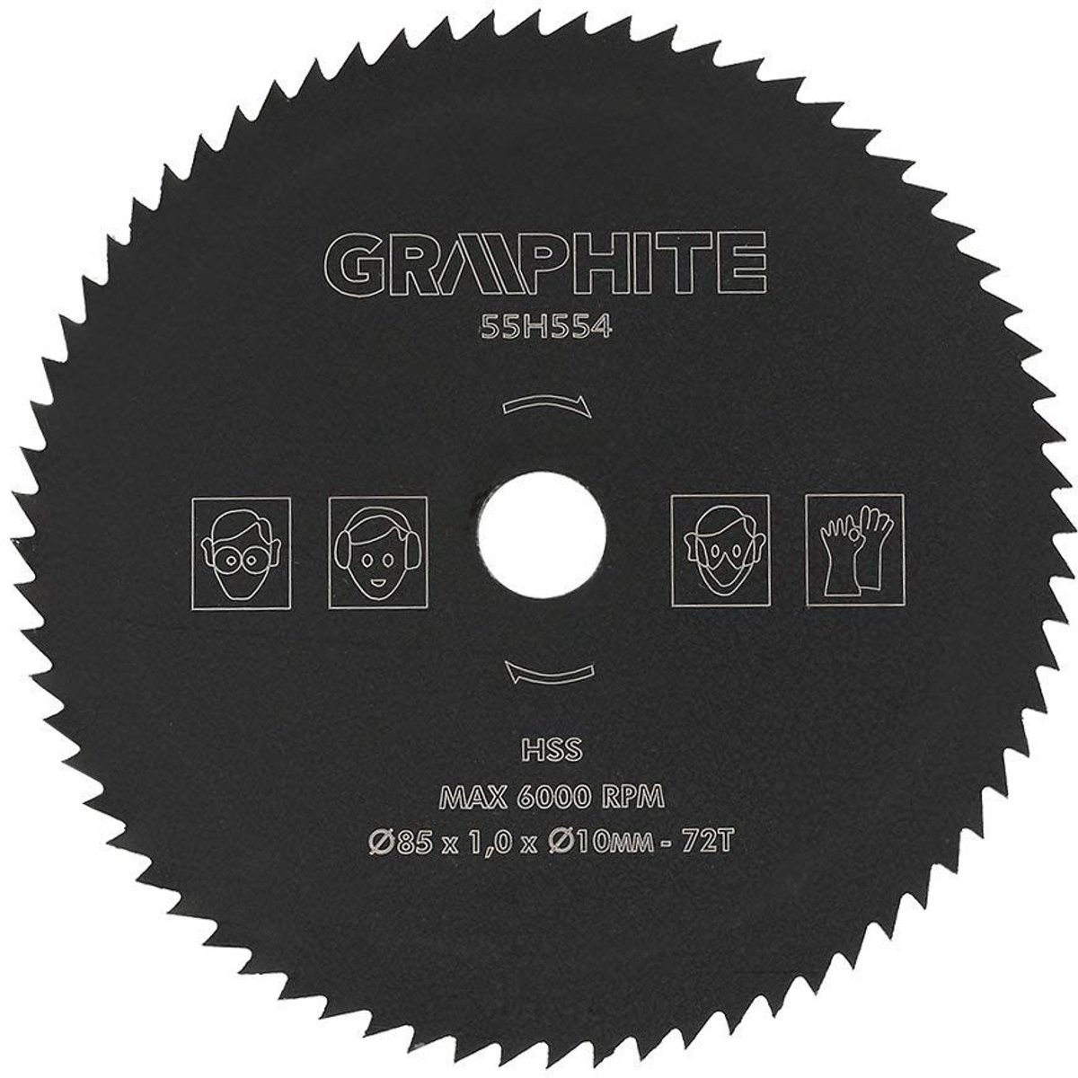 Dailygoods - Dailygoody - Cirkelzaagblad - HSS - 72 Tanden voor Hout en Metaal - Geschikt voor Precisiewerk - Hoogwaardige Snijdkracht - Ideaal voor Klussen