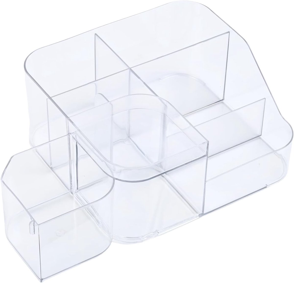Transparante Makeup Organizer met Lade, Ruimtebesparende Organizer voor Make-up, Huidverzorging en Sieraden met Grote Capaciteit
