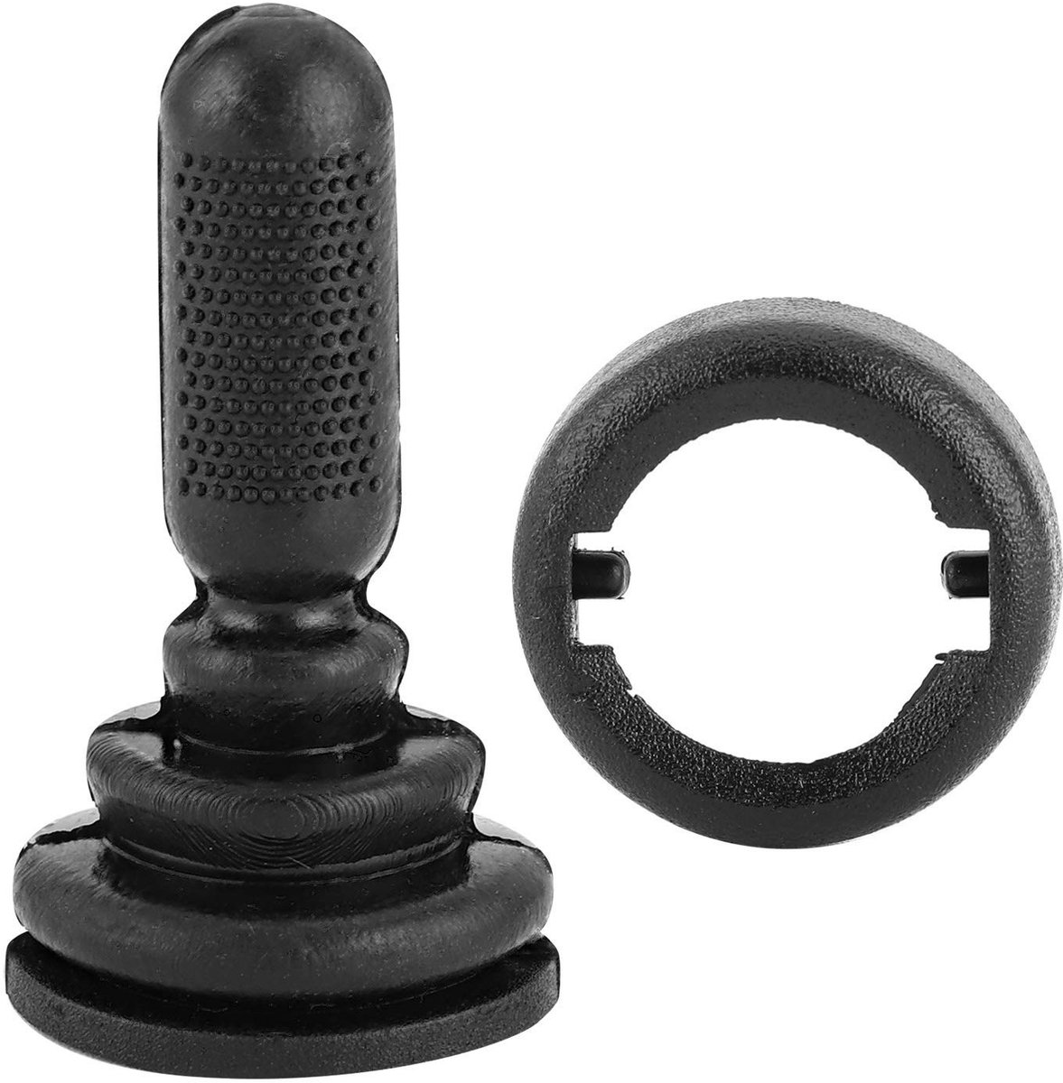 Dailygoods - Dailygoody - Deur Spiegel Knop - Buitenspiegelverstelling - Rubber en ABS - Geschikt voor MK6 2001-2006 - Vervanging - Handvat voor Wing Spiegel
