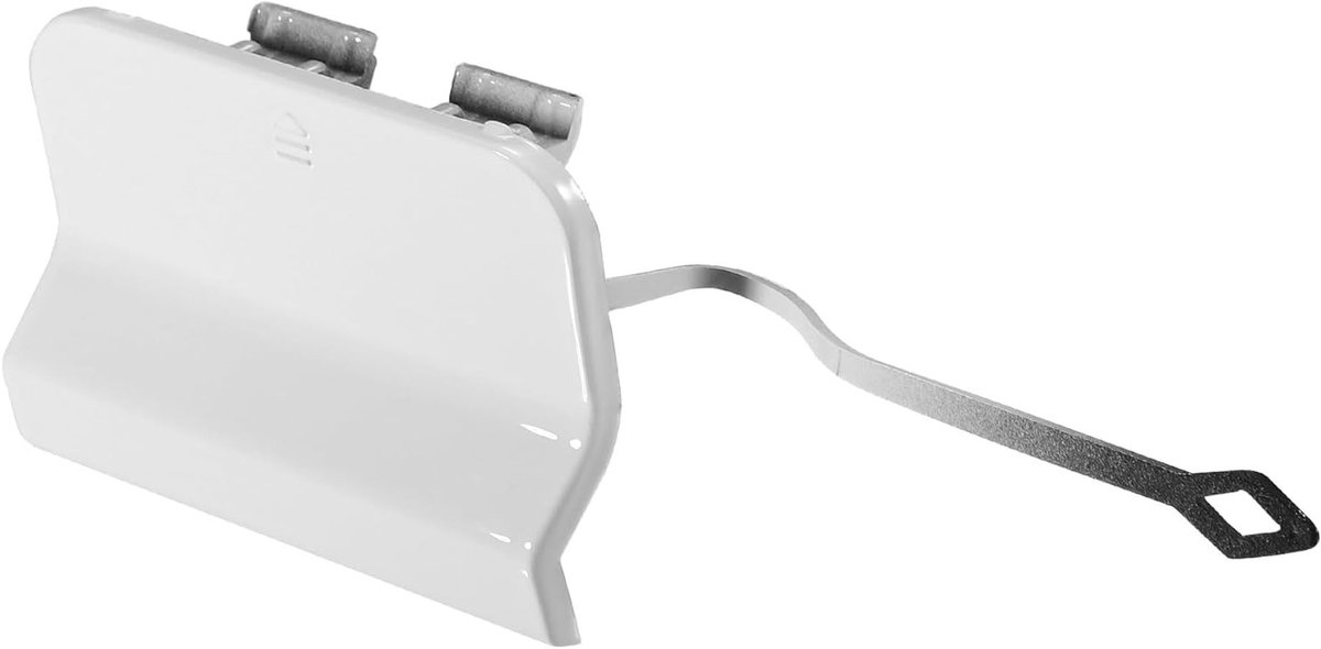 Achterste trekhaak voor Mercedes-Benz C-Class W204 (2012-2015) - Bumper trekhaakoogdeksel, Wit, 1 stuk, geschikt voor C250, C300, C350 en C63 AMG