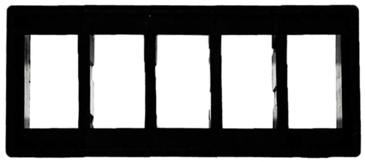 Dailygoods - Dailygoody - Schakelpaneel - Tuimelschakelaar - Duurzaam en veilig - 24 x 15 x 3,5 cm - ABS-kunststof - Uitbreidbaar schakelpaneel - Geschikt voor das