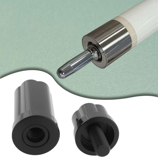 Dailygoody - Pool Cue Joint Protectors - Beschermcovers voor Poolstokken - Geschikt voor 5/16 x 18 Poolstokken - Duurzaam en stevig - Bescherming tege.. — afbeelding 2