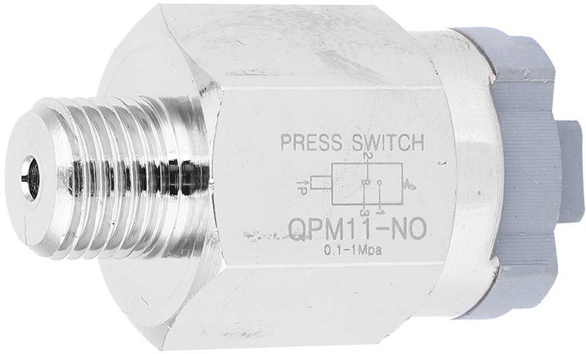 Dailygoods - Dailygoody - Pressure switch, adjustable air pressure switch, shutter QPM11-NO switch G1/4in IP54 AC220V 48VAC/DC