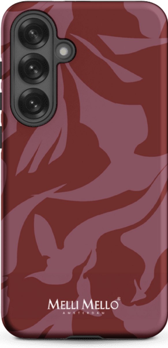 Melli Mello Telefoonhoesje Crimson Wave (Tough Case) - Samsung Galaxy S25 Plus