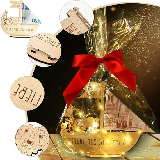 Solidchoice - Doopgeschenk Houten Noach Ark voor Kinderen van Solidchoice — afbeelding 4