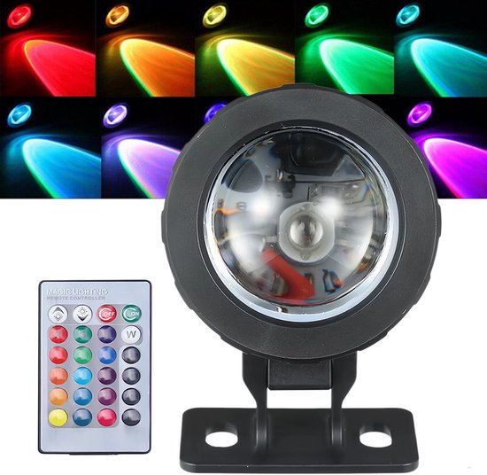 LED Zwembadverlichting - Onderwaterverlichting - LED Verlichting Onderwater - Jacuzzi Verlichting - Sauna Verlichting - LED Verlichting - Waterlicht - Waterbestendige LED Verlichting - Spa Verlichting - Zwembad Lampen - Zwart