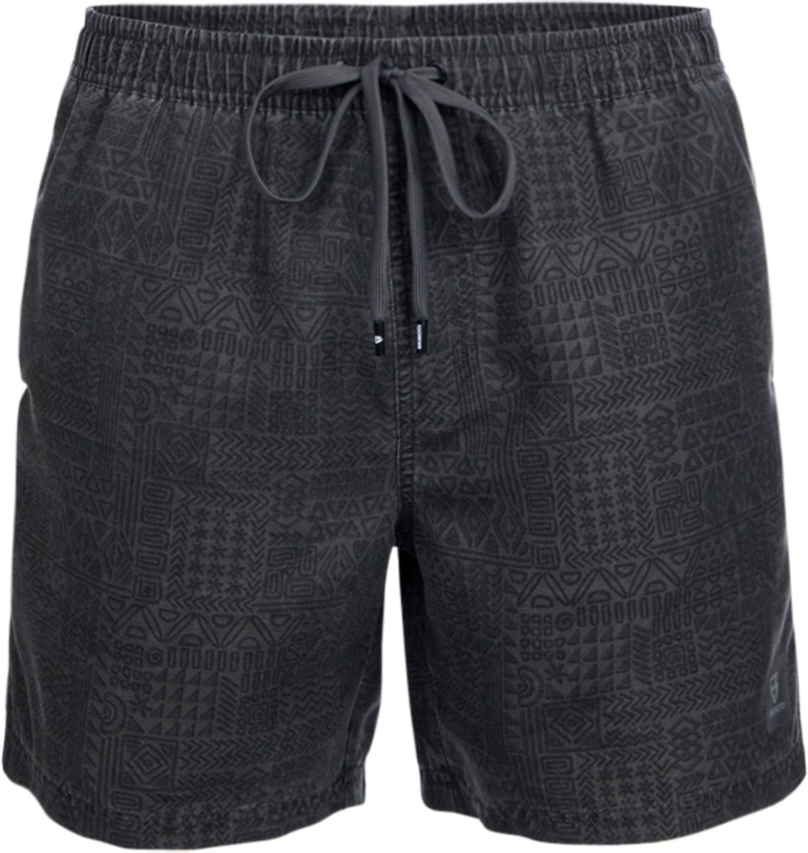 Brunotti Helios-Print Zwembroek Heren 100% Recycled Met Zakken XXXL Zwart