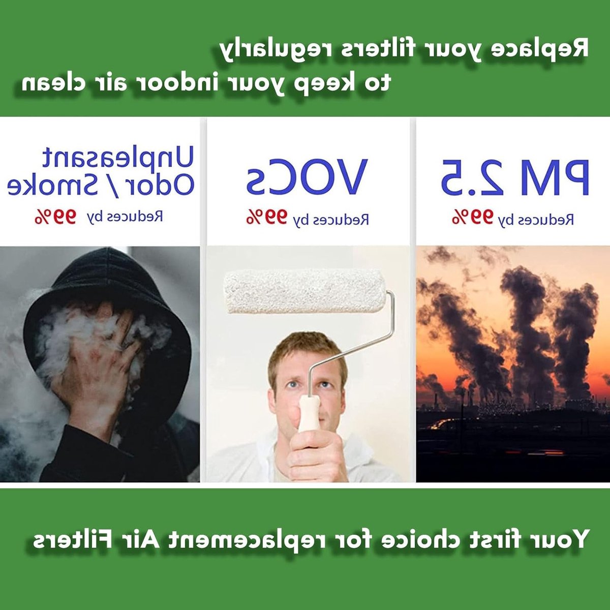 HEPA Luchtfilter met Actieve Koolstof voor Air Purifiers, Vervangingsfilter voor Stof, Huisdierenharen en Hoge Efficiëntie — afbeelding 5