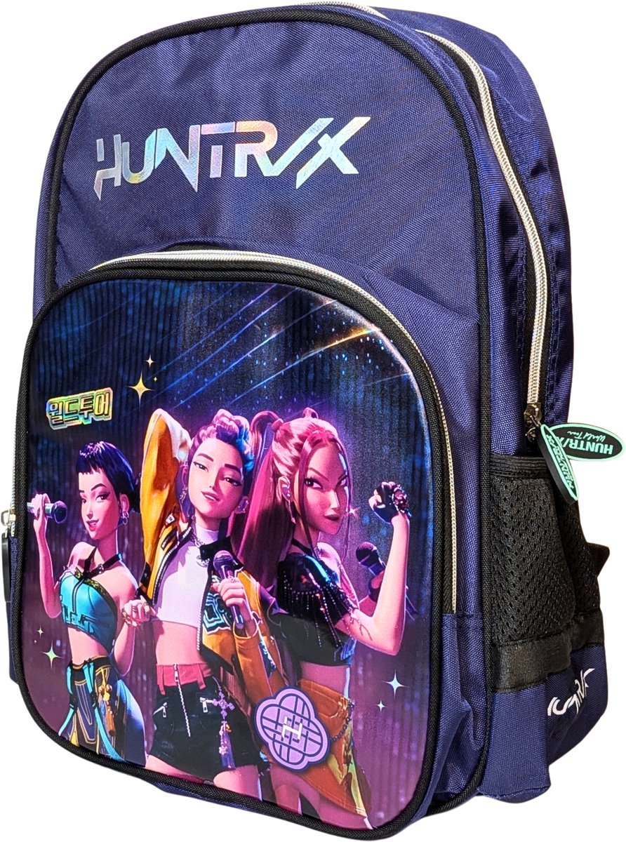 Kpop Demon Hunters Rugzak Meisjes Hoogte 38cm – Officieel Gelicenseerd - Kinder Schooltas met Laptopvak 15 Inch – Tablet Rugzak — afbeelding 5